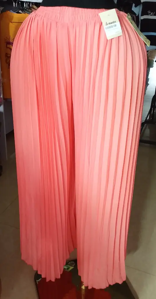 ACCORDION PLAIN PALAZO 