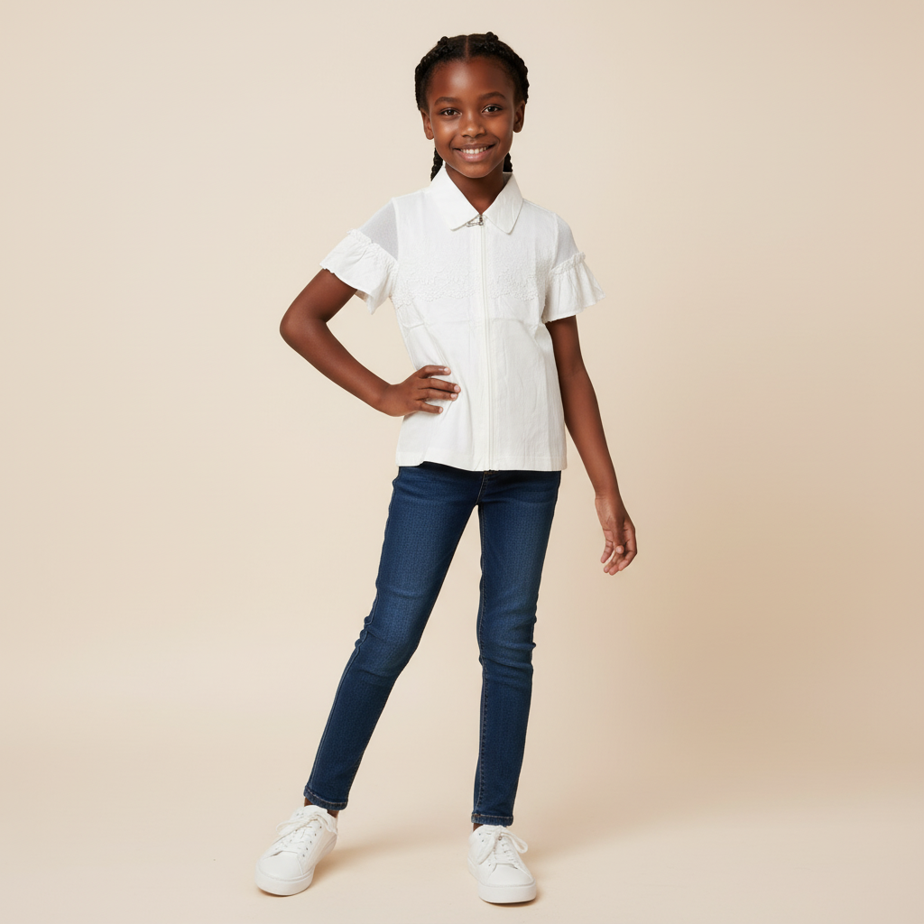 AMAZON 2-PCS JEANS SET- 2YRS-14YRS C-4000