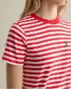 ZARA PINK AND RED SHORT SLEEVE BASIC TOP 
