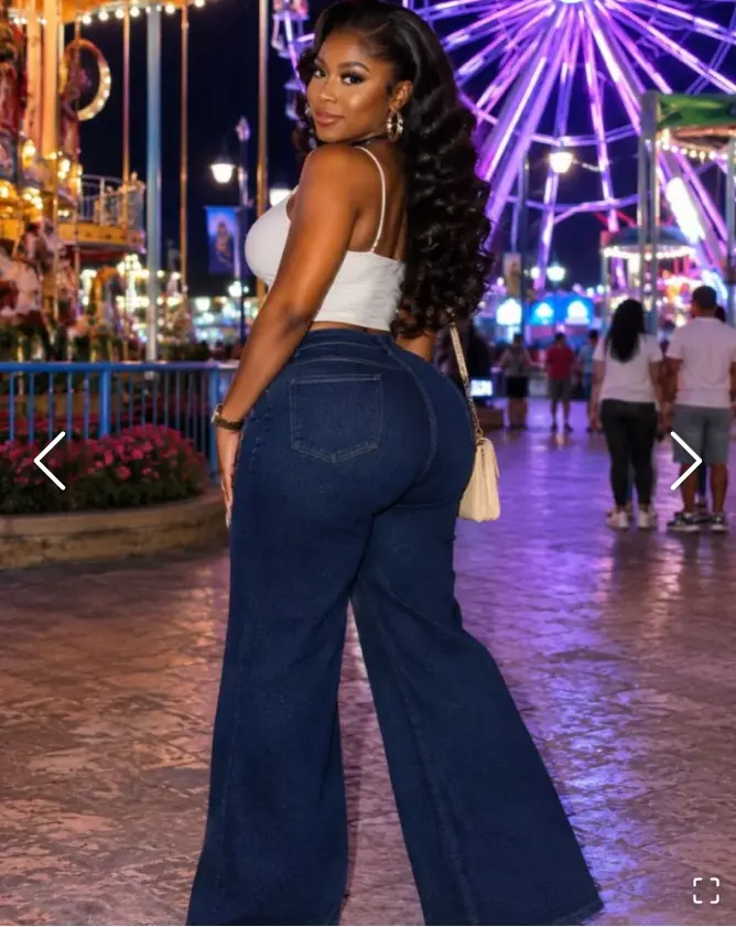 Fashion Nova Baggy Jeans - code 867-5