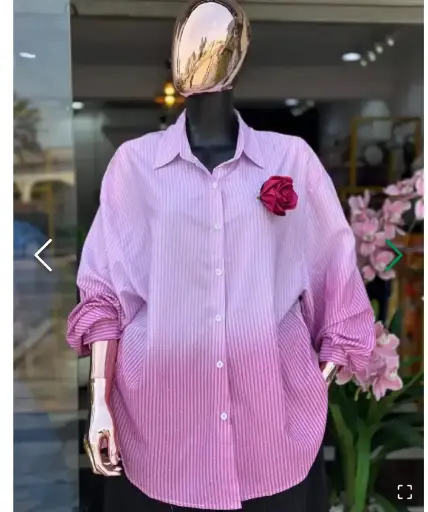 Shuku Sheka Rose Blink Shirt 